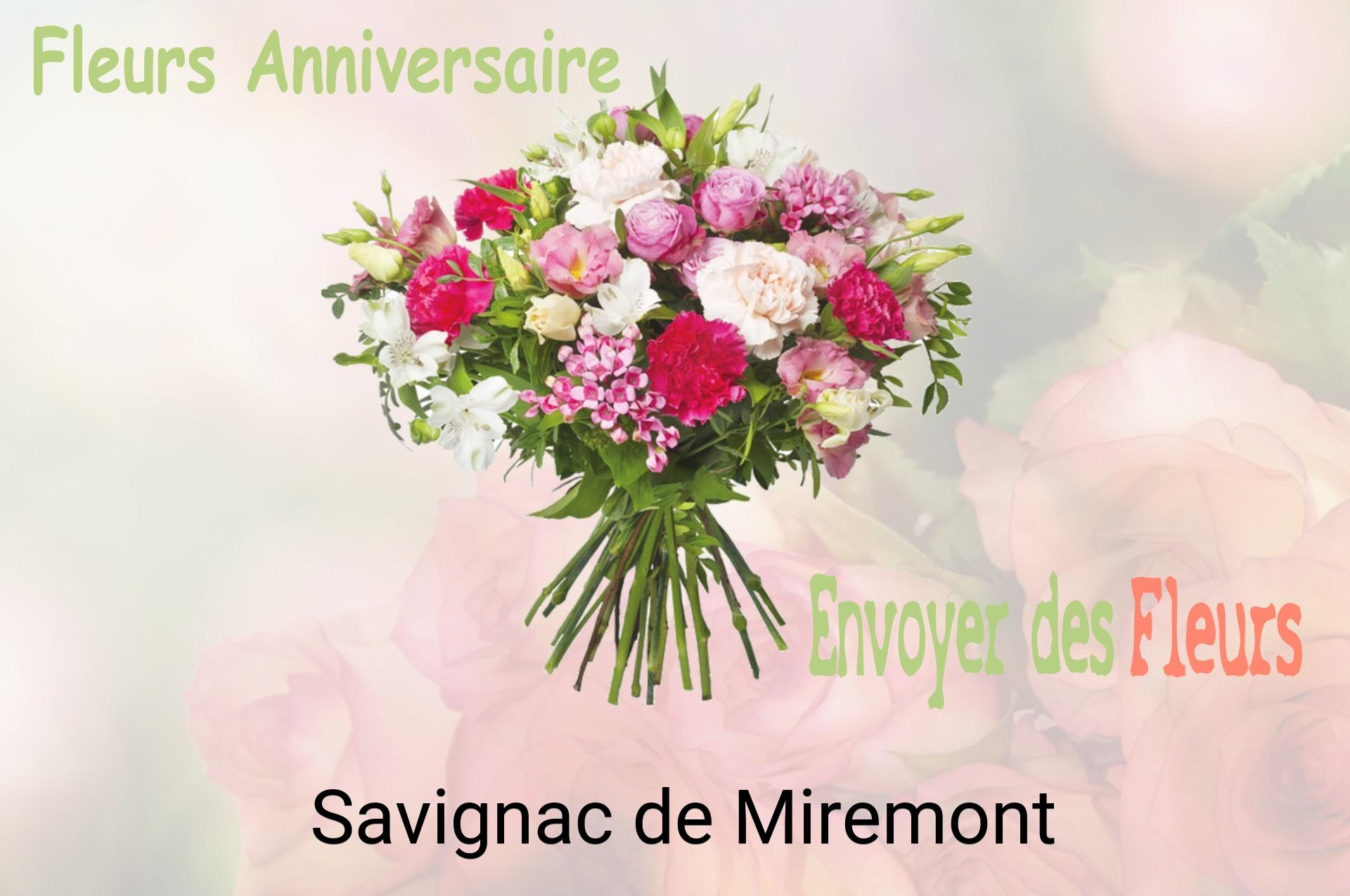 Bouquet de fleurs d’anniversaire livré à Savignac-de-Miremont